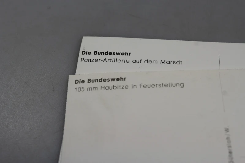 #2 Bundeswehr Postkarten