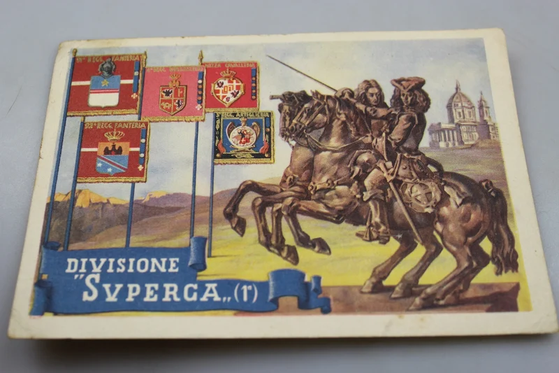 Postkarte 1. Infanteriedivision „Superga“ REI