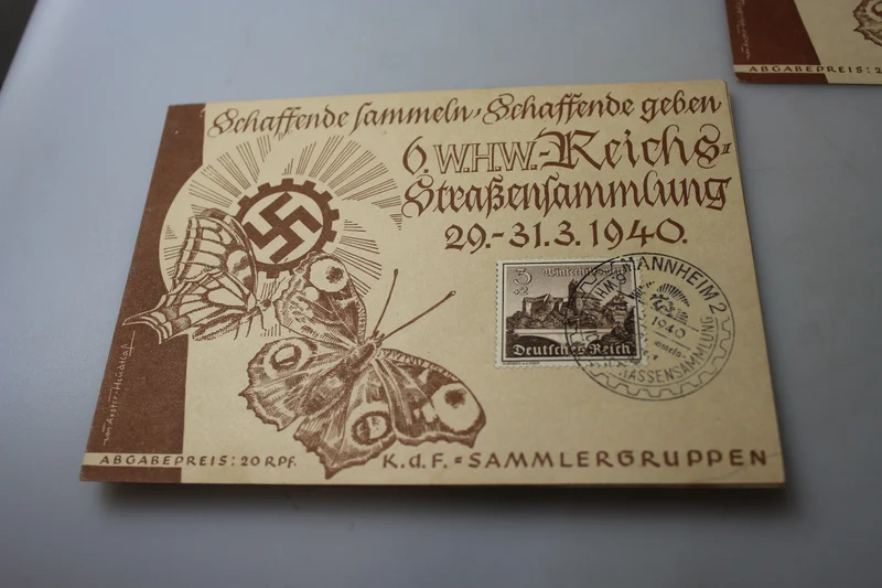 #5 WHW-Briefmarkenstempel