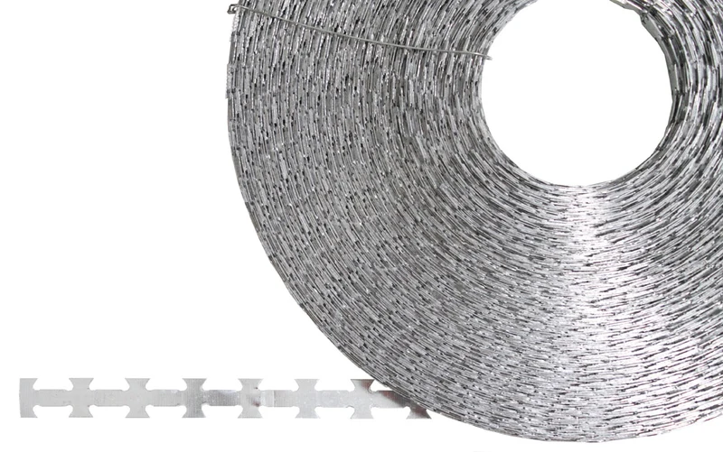Band-Stacheldraht, Metall