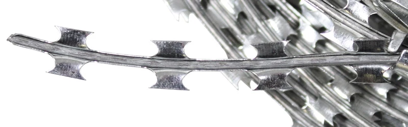Stacheldraht, Metall verzinkt