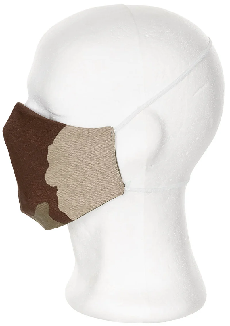 Mund- und Nasenmaske 65 % Polyester, 35 % Baumwolle 5 Stück