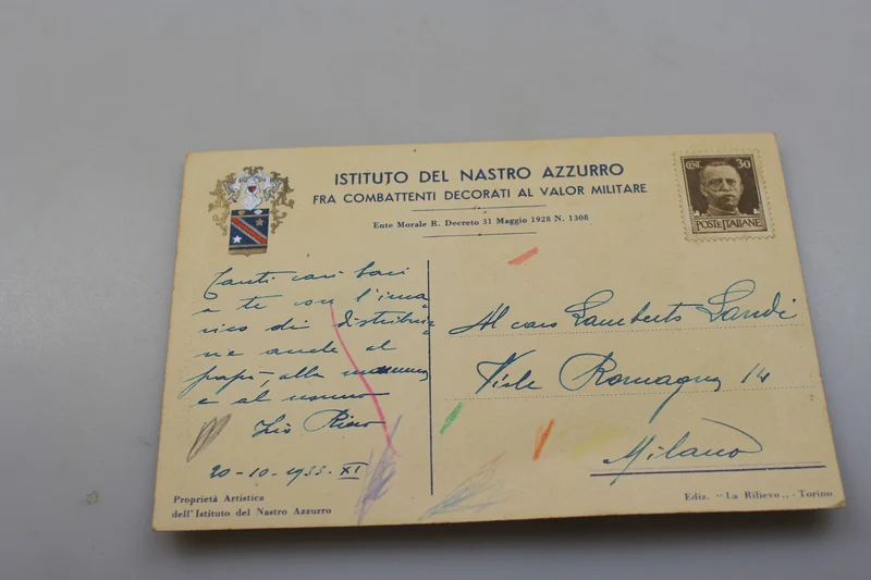 Postkarte „Blue Ribbon Institute“