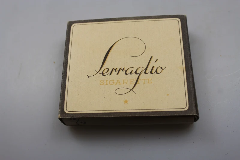 Zigarettenpackung „Serraglio“ aus den 30er/40er Jahren