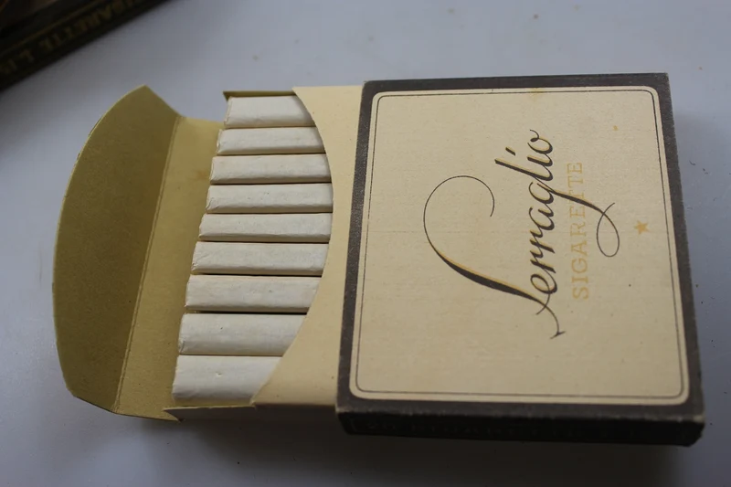 Zigarettenpackung „Serraglio“ aus den 30er/40er Jahren