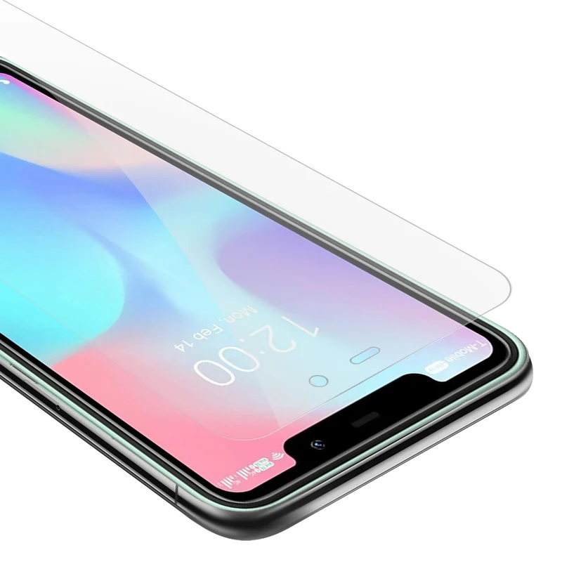 Cadorabo Panzer Folie kompatibel mit Oukitel C22 - Schutzfolie Gehärtetes (Tempered) Display-Schutzglas in 9H Härte mit 3D Touch Kompatibilität