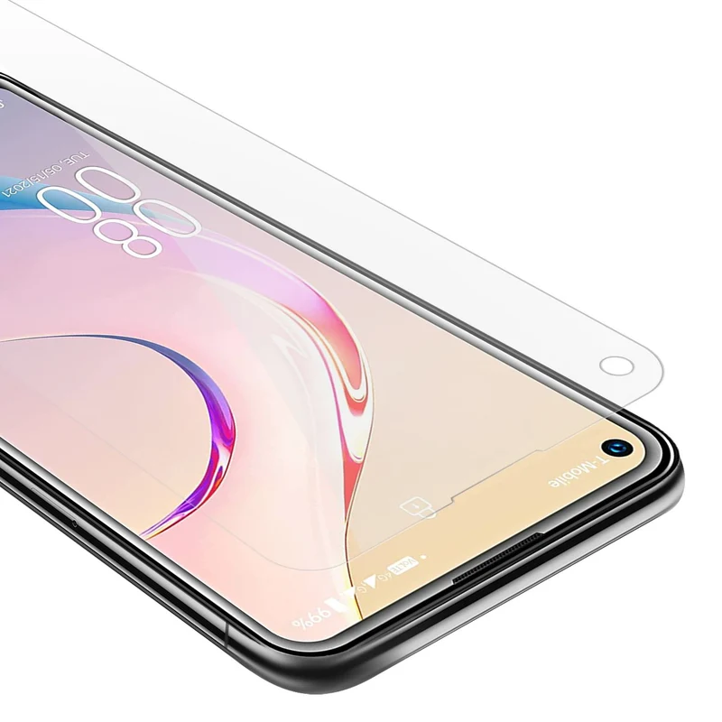 Cadorabo Panzer Folie kompatibel mit Oukitel C21 PRO - Schutzfolie Gehärtetes (Tempered) Display-Schutzglas in 9H Härte mit 3D Touch Kompatibilität