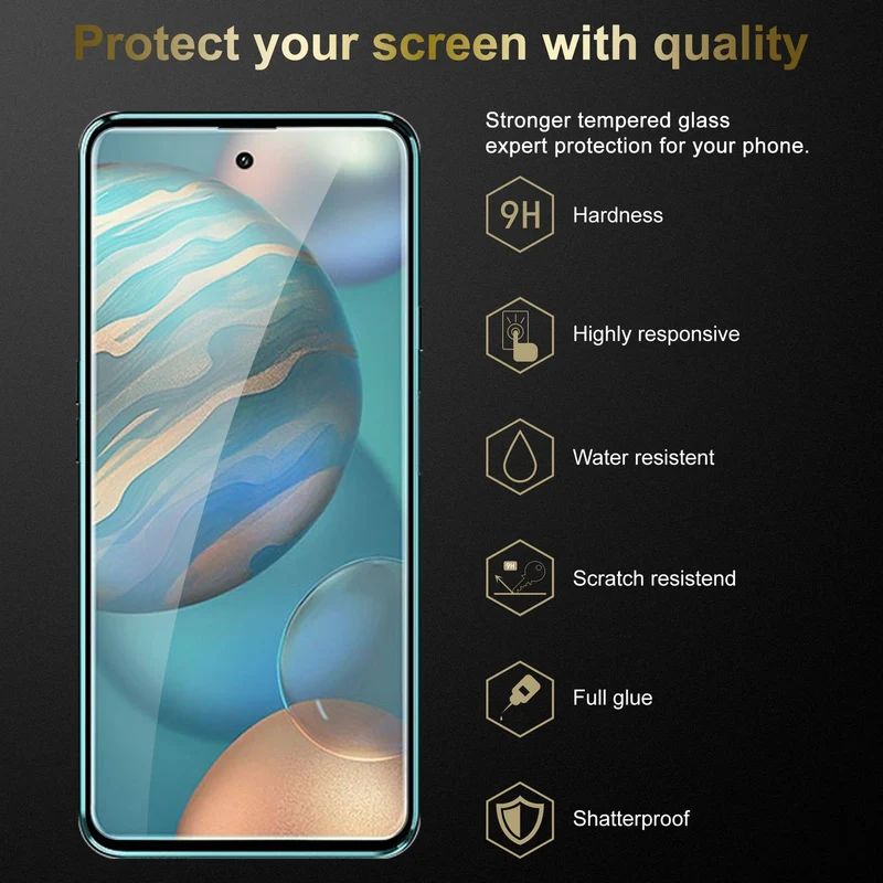 Cadorabo Panzer Folie kompatibel mit Cubot X50 - Schutzfolie Gehärtetes (Tempered) Display-Schutzglas in 9H Härte mit 3D Touch Kompatibilität