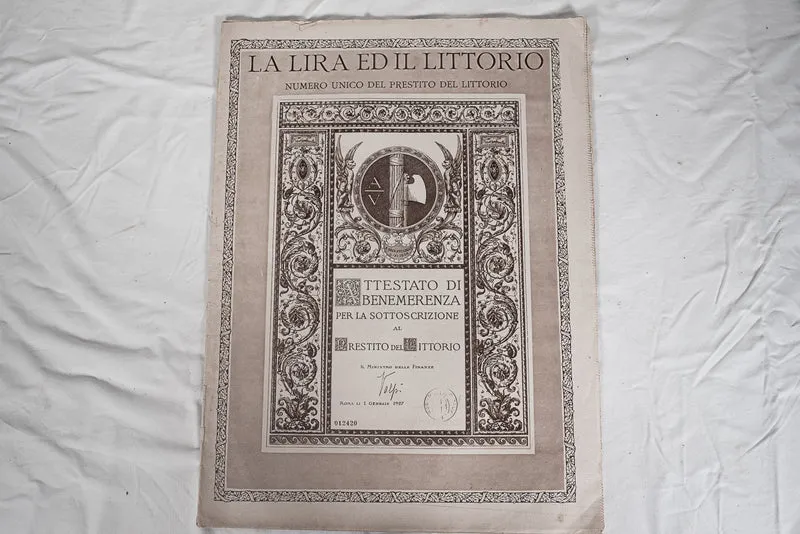 „Die Lira und der Lictor“ Einzelheft – 31.12.1925
