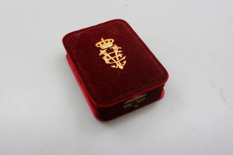 Präsentationsbox für das Ritterkreuz „Krone von Italien“