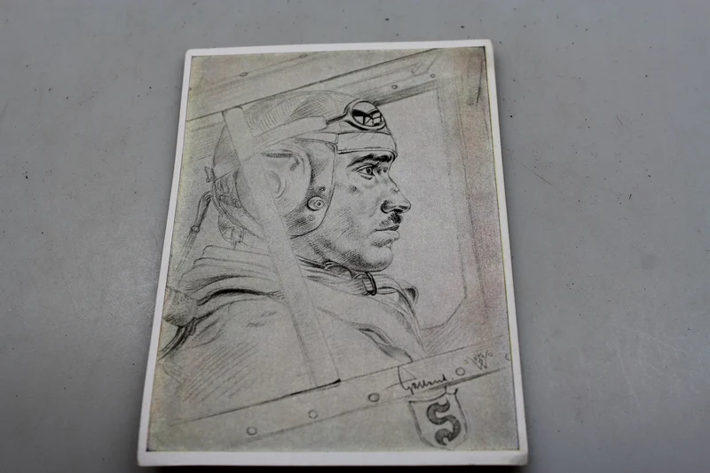 Willrich-Postkarte – „Oberst Galland“ 2. Weltkrieg