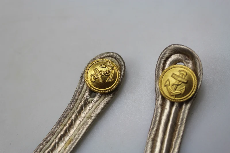 Paar Schulterpolster der Kriegsmarine Fähnrich aus dem 2. Weltkrieg