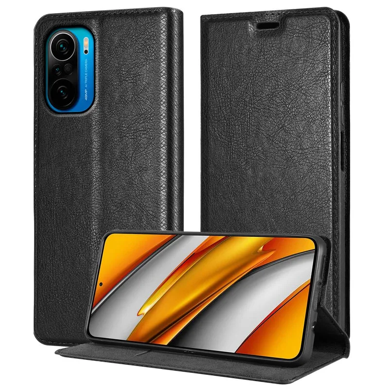 Cadorabo Hülle kompatibel mit Xiaomi Mi 11i / POCO F3 Schutzhülle mit Magnetverschluss, Standfunktion und Kartenfach