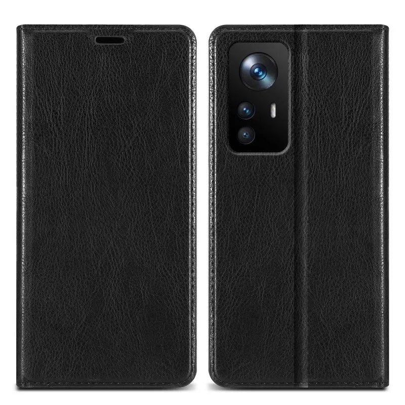 Cadorabo Hülle kompatibel mit Xiaomi 12T / 12T PRO Schutzhülle mit Magnetverschluss, Standfunktion und Kartenfach
