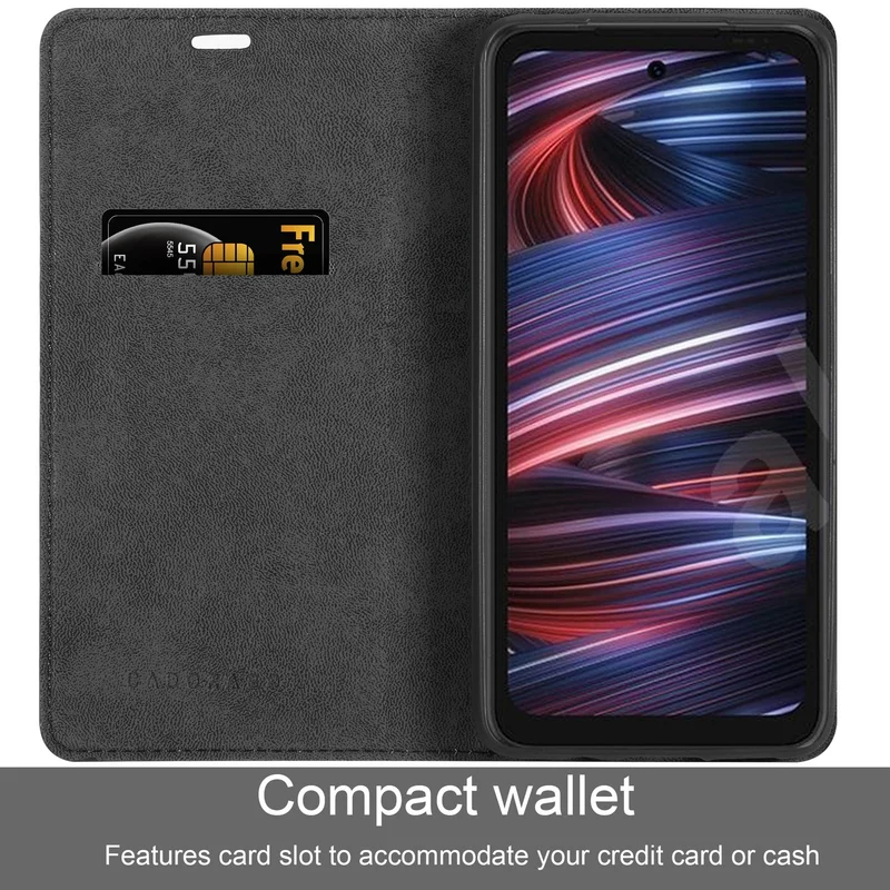 Cadorabo Hülle kompatibel mit Umidigi Bison GT2 4G / 5G / GT2 PRO Schutzhülle mit Magnetverschluss, Standfunktion und Kartenfach