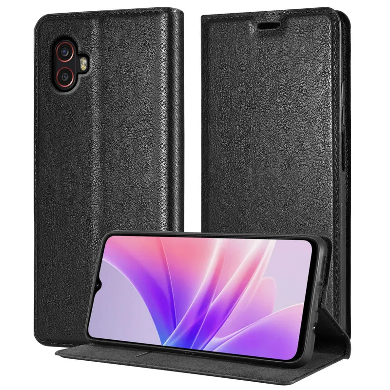 Cadorabo Hülle kompatibel mit Samsung Galaxy XCover 6 PRO Schutzhülle mit Magnetverschluss, Standfunktion und Kartenfach