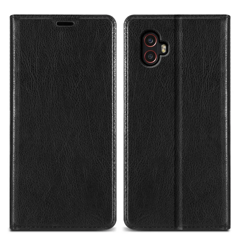 Cadorabo Hülle kompatibel mit Samsung Galaxy XCover 6 PRO Schutzhülle mit Magnetverschluss, Standfunktion und Kartenfach
