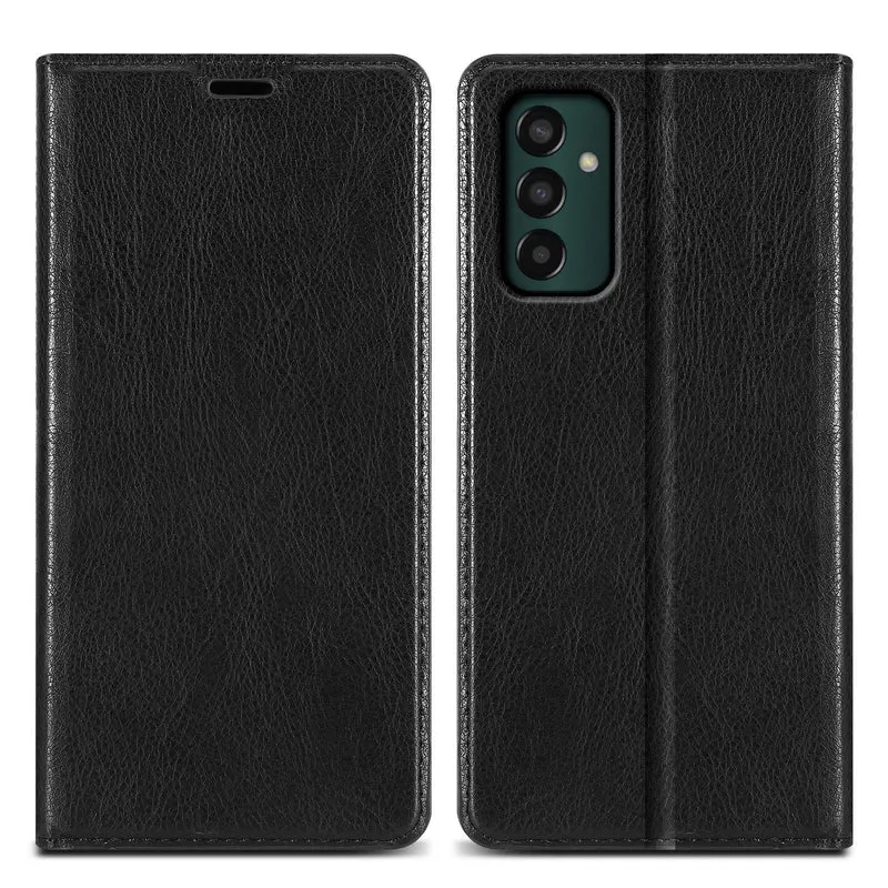Cadorabo Hülle kompatibel mit Samsung Galaxy M13 4G Schutzhülle mit Magnetverschluss, Standfunktion und Kartenfach
