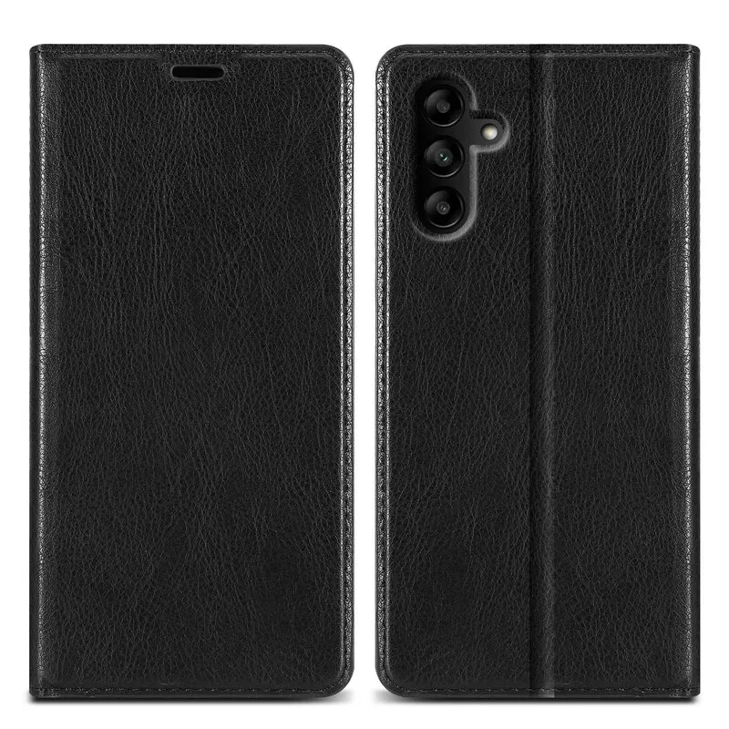 Cadorabo Hülle kompatibel mit Samsung Galaxy A04s Schutzhülle mit Magnetverschluss, Standfunktion und Kartenfach