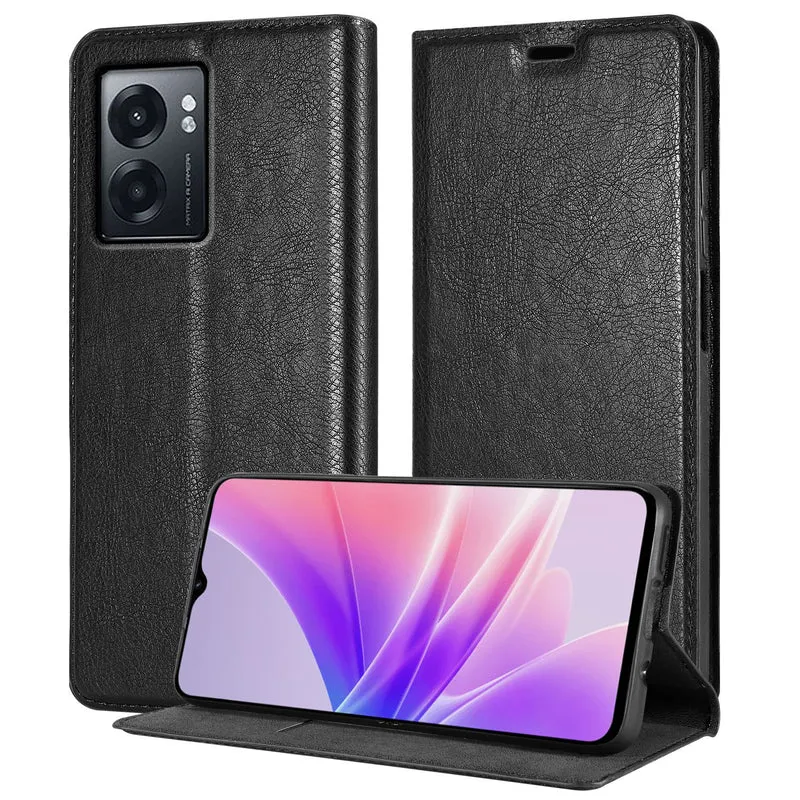 Cadorabo Hülle kompatibel mit Realme A77 5G / Realme Narzo 50 5G Schutzhülle mit Magnetverschluss, Standfunktion und Kartenfach