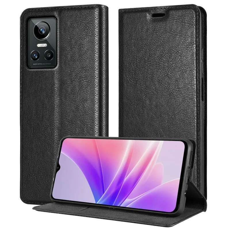 Cadorabo Hülle kompatibel mit Realme GT Neo 3 Schutzhülle mit Magnetverschluss, Standfunktion und Kartenfach
