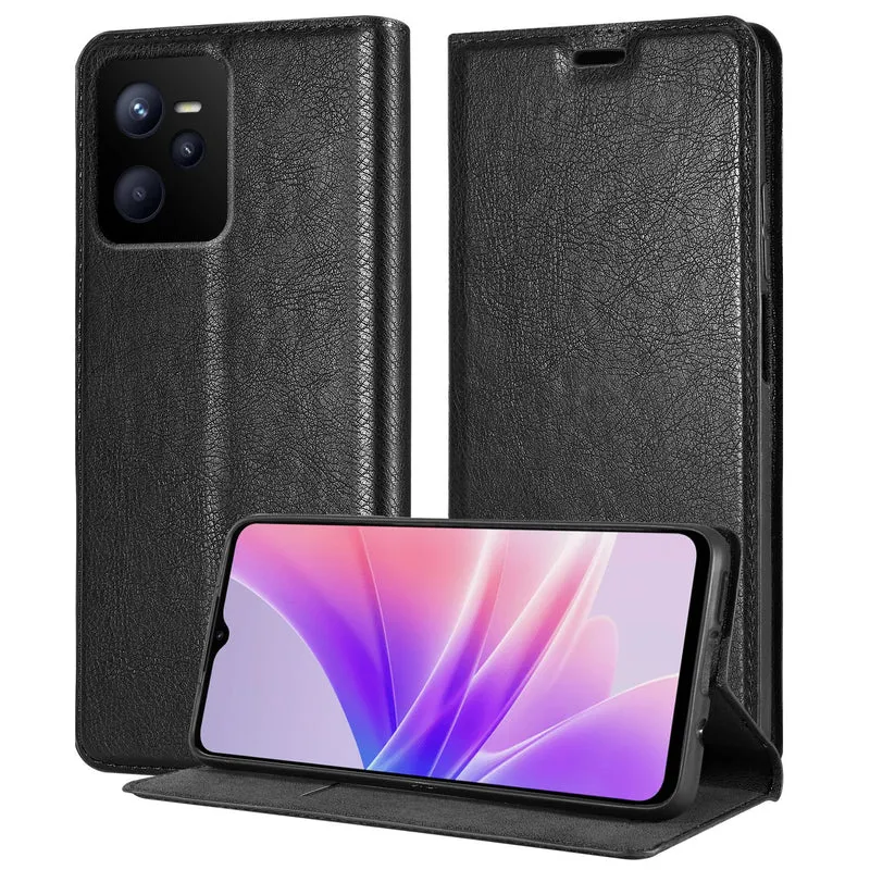 Cadorabo Hülle kompatibel mit Realme C35 / Narzo 50A PRIME Schutzhülle mit Magnetverschluss, Standfunktion und Kartenfach