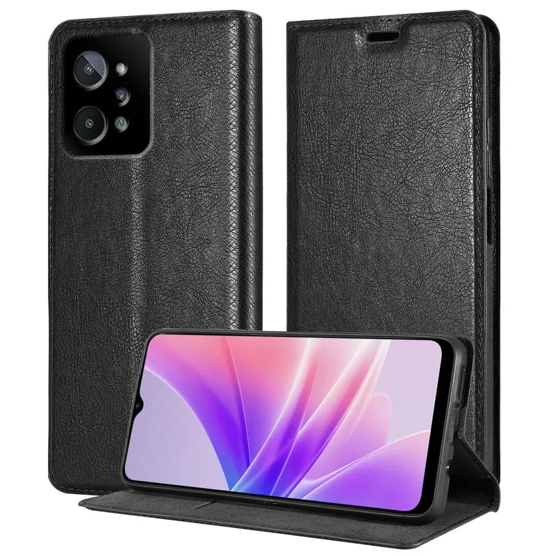 Cadorabo Hülle kompatibel mit Realme C31 Schutzhülle mit Magnetverschluss, Standfunktion und Kartenfach