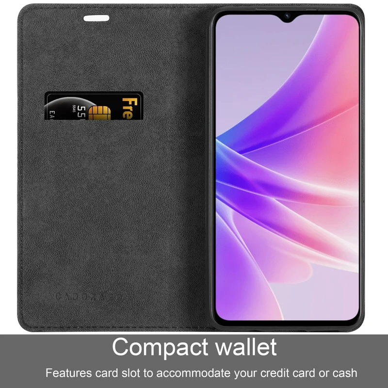 Cadorabo Hülle kompatibel mit Realme C31 Schutzhülle mit Magnetverschluss, Standfunktion und Kartenfach
