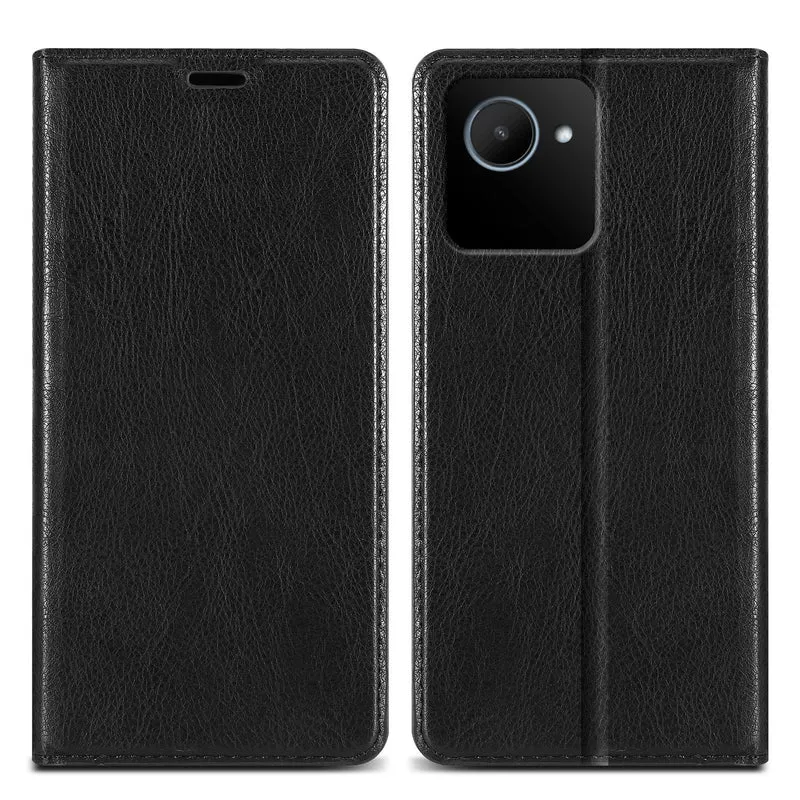 Cadorabo Hülle kompatibel mit Realme C30 / Narzo 50i PRIME Schutzhülle mit Magnetverschluss, Standfunktion und Kartenfach