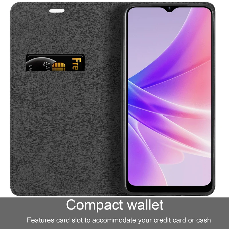 Cadorabo Hülle kompatibel mit Realme C21Y / C25Y Schutzhülle mit Magnetverschluss, Standfunktion und Kartenfach