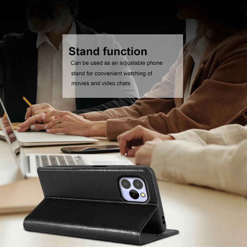 Cadorabo Hülle kompatibel mit Oukitel C21 PRO Schutzhülle mit Magnetverschluss, Standfunktion und Kartenfach