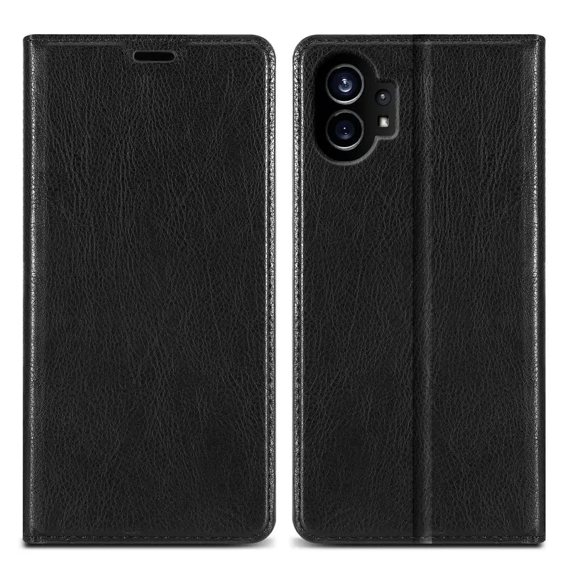Cadorabo Hülle kompatibel mit Nothing Phone (1) Schutzhülle mit Magnetverschluss, Standfunktion und Kartenfach