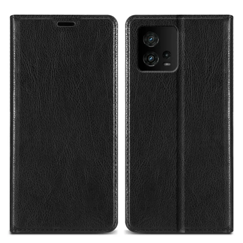 Cadorabo Hülle kompatibel mit Motorola MOTO G72 Schutzhülle mit Magnetverschluss, Standfunktion und Kartenfach