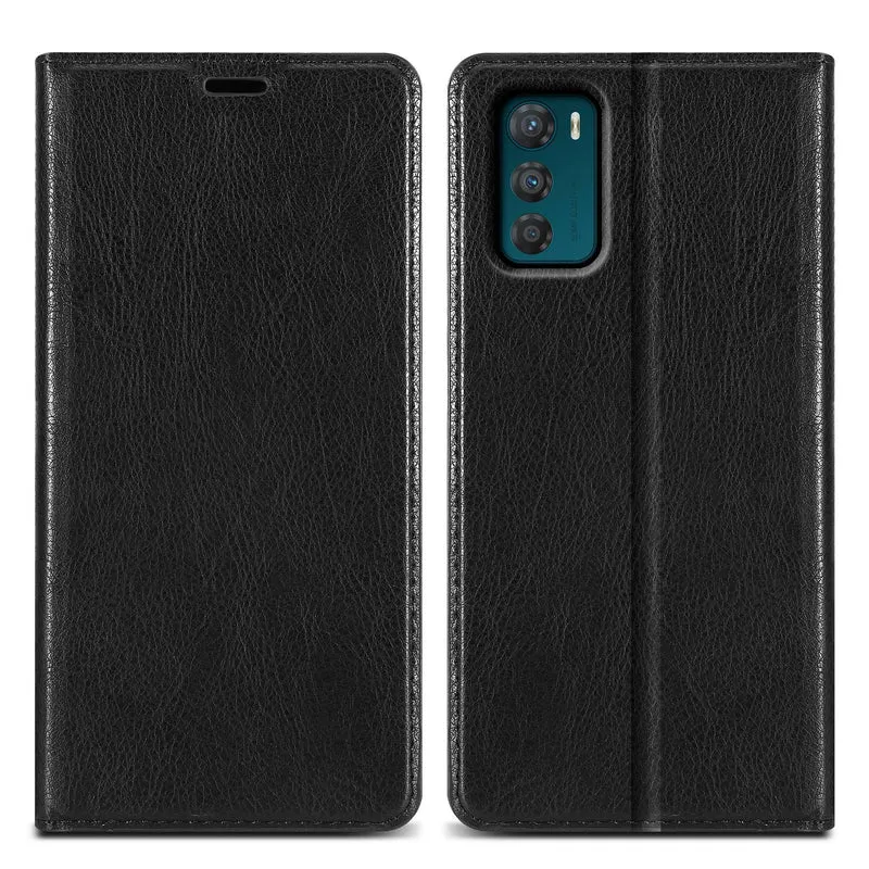Cadorabo Hülle kompatibel mit Motorola MOTO G42 Schutzhülle mit Magnetverschluss, Standfunktion und Kartenfach