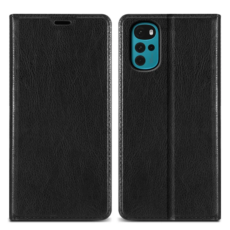 Cadorabo Hülle kompatibel mit Motorola MOTO G22 Schutzhülle mit Magnetverschluss, Standfunktion und Kartenfach