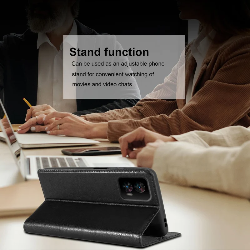 Cadorabo Hülle kompatibel mit Motorola EDGE 30 NEO Schutzhülle mit Magnetverschluss, Standfunktion und Kartenfach