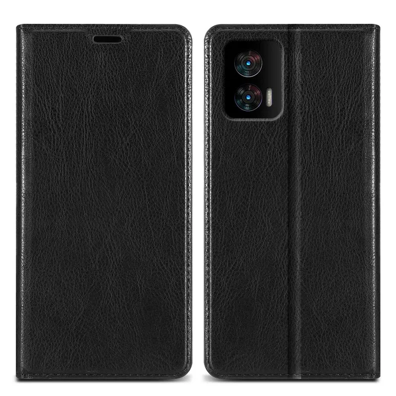 Cadorabo Hülle kompatibel mit Motorola EDGE 30 NEO Schutzhülle mit Magnetverschluss, Standfunktion und Kartenfach