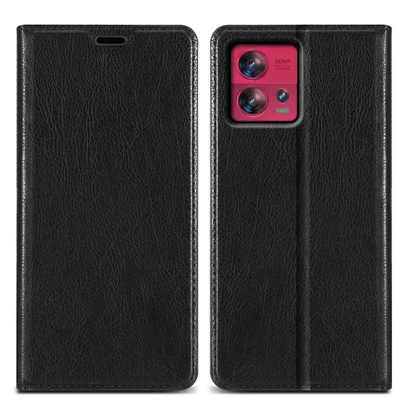 Cadorabo Hülle kompatibel mit Motorola EDGE 30 FUSION Schutzhülle mit Magnetverschluss, Standfunktion und Kartenfach