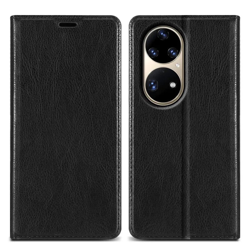 Cadorabo Hülle kompatibel mit Huawei P50 PRO Schutzhülle mit Magnetverschluss, Standfunktion und Kartenfach