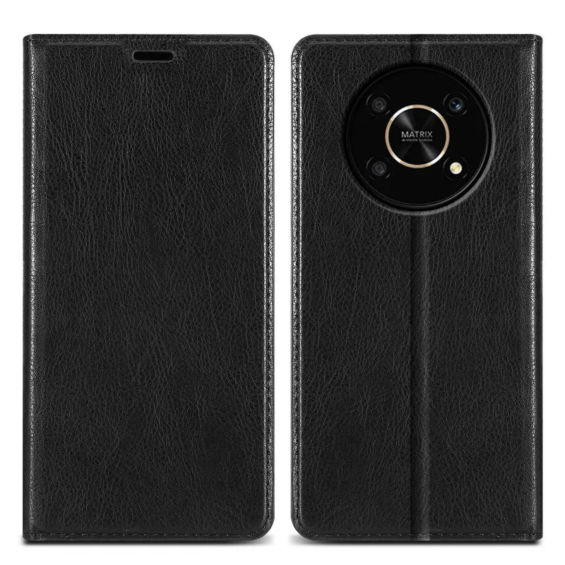 Cadorabo Hülle kompatibel mit Honor MAGIC 4 LITE Schutzhülle mit Magnetverschluss, Standfunktion und Kartenfach