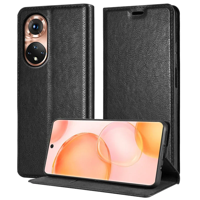 Cadorabo Hülle kompatibel mit Honor 50 / Huawei NOVA 9 Schutzhülle mit Magnetverschluss, Standfunktion und Kartenfach