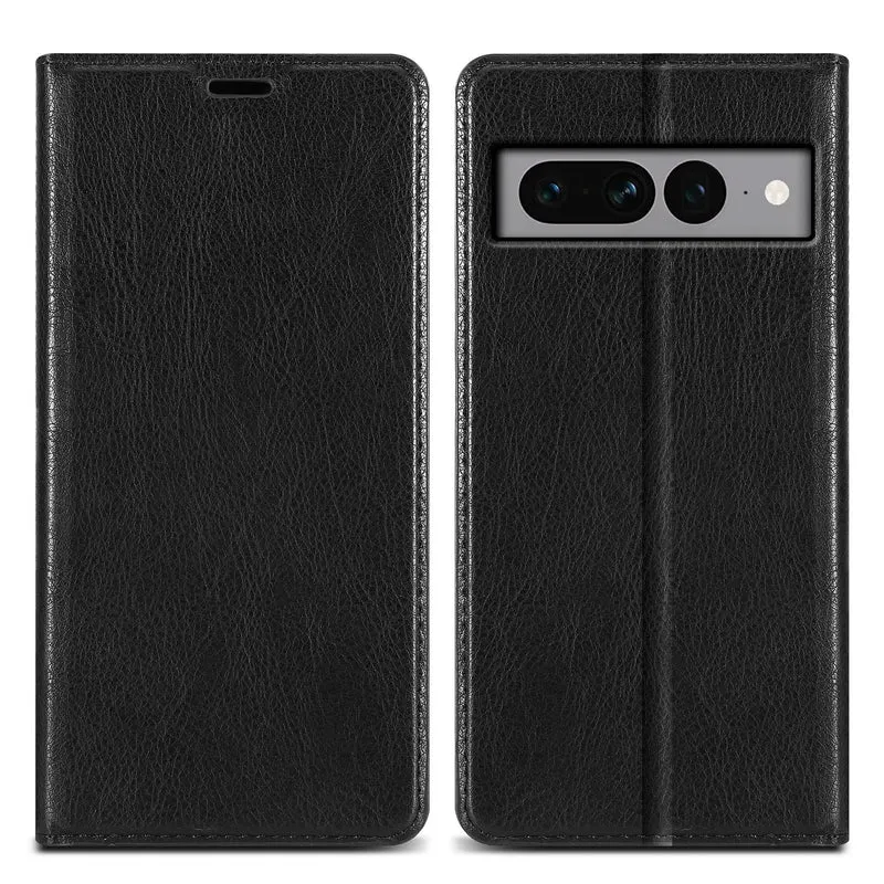 Cadorabo Hülle kompatibel mit Google PIXEL 7 PRO Schutzhülle mit Magnetverschluss, Standfunktion und Kartenfach