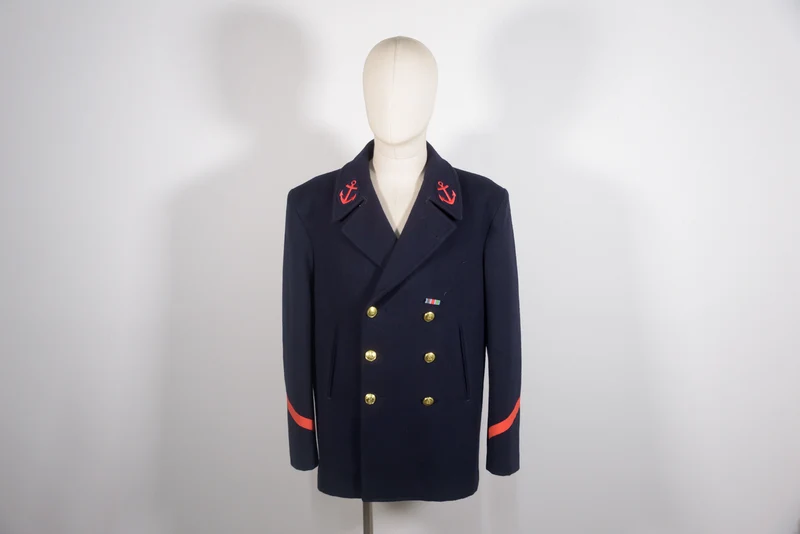 Peacoat Marine Nationale Französisch 90er Jahre