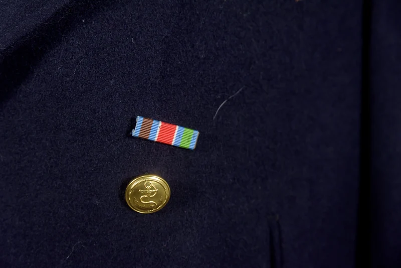 Peacoat Marine Nationale Französisch 90er Jahre