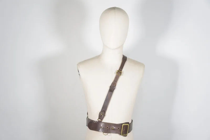 „Sam Browne“ Offiziers-REI-WW2-Gürtel