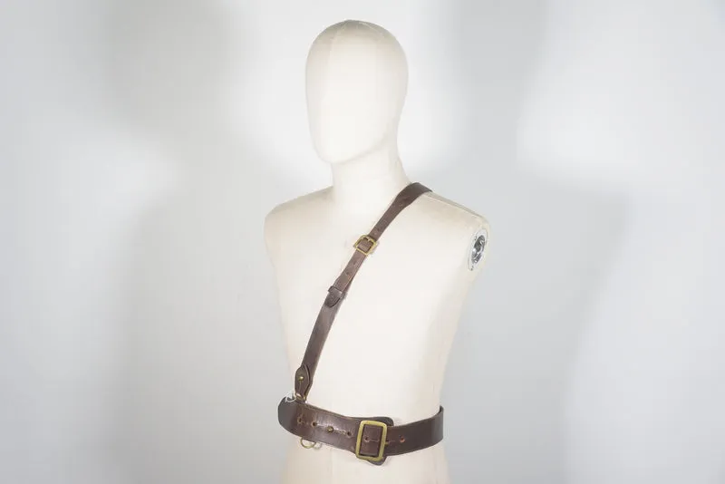 „Sam Browne“ Offiziers-REI-WW2-Gürtel