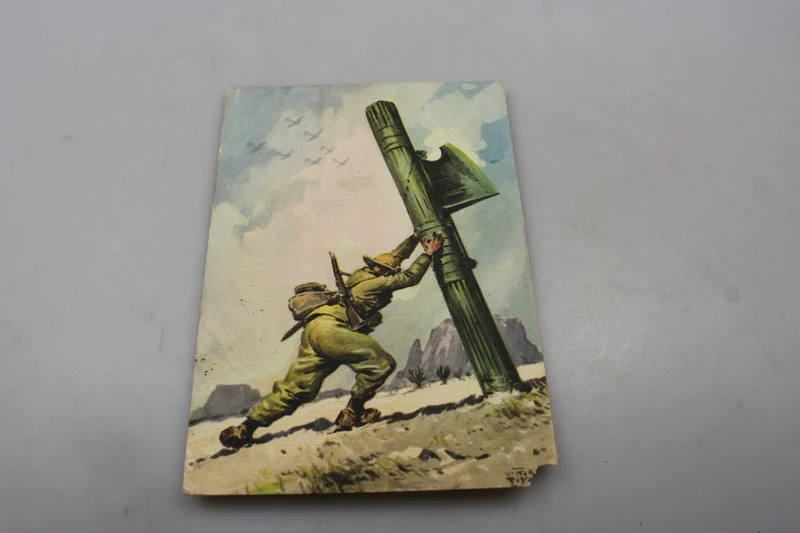 Koloniale Postkarte REI (Fluggesellschaft nach Äthiopien)