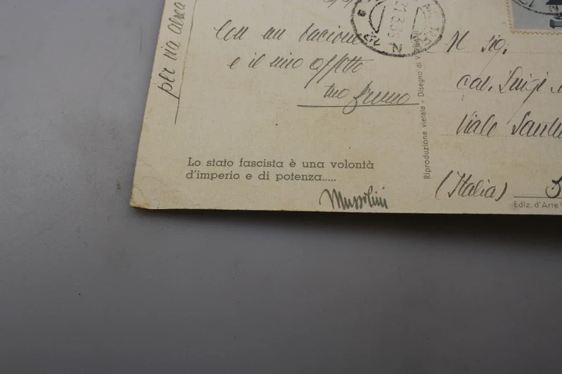 Koloniale Postkarte REI (Fluggesellschaft nach Äthiopien)