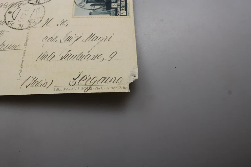 Koloniale Postkarte REI (Fluggesellschaft nach Äthiopien)