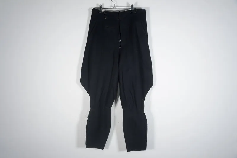 Schwarze paramilitärische Hosen aus dem Dritten Reich, 30er und 40er Jahre